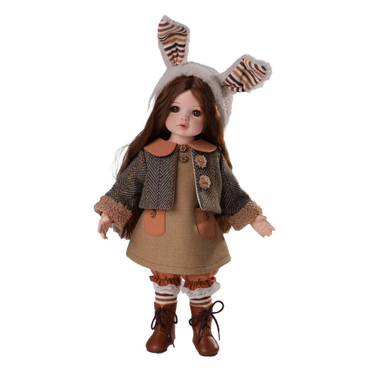 16 Inch Kawaii Porcelain Doll Nordic Style Set Doll Vintage Doll Handmade Ceramic Cloth Body Doll Room Decor Original Artworks