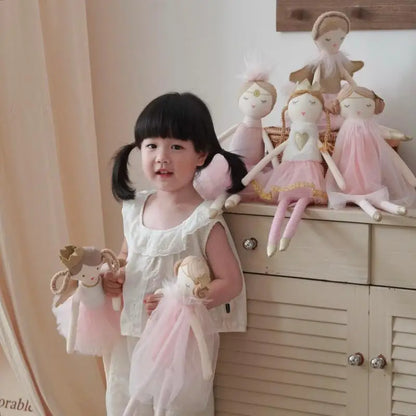 Angel Plush Toy Handmade Ballerina Doll with soft Tutu Girl Stuffed Doll  Elegant Plush Doll for Little Girls
