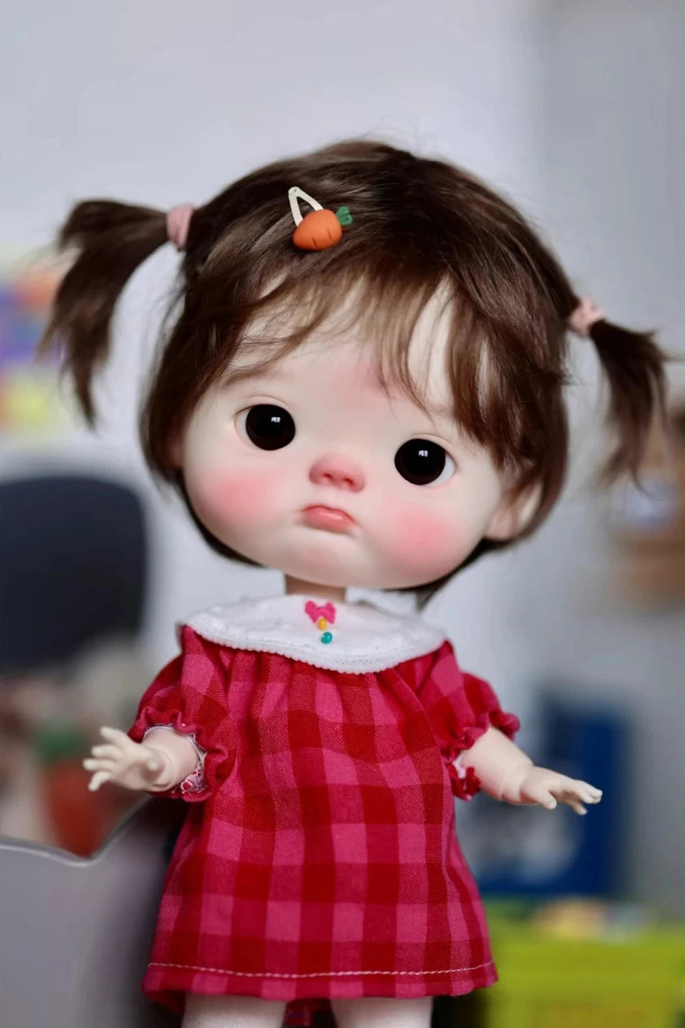 SD BJD doll 1/6-dianmei large head series doll resin material DIY make up doll model toy multiple girls in stock free shipping
