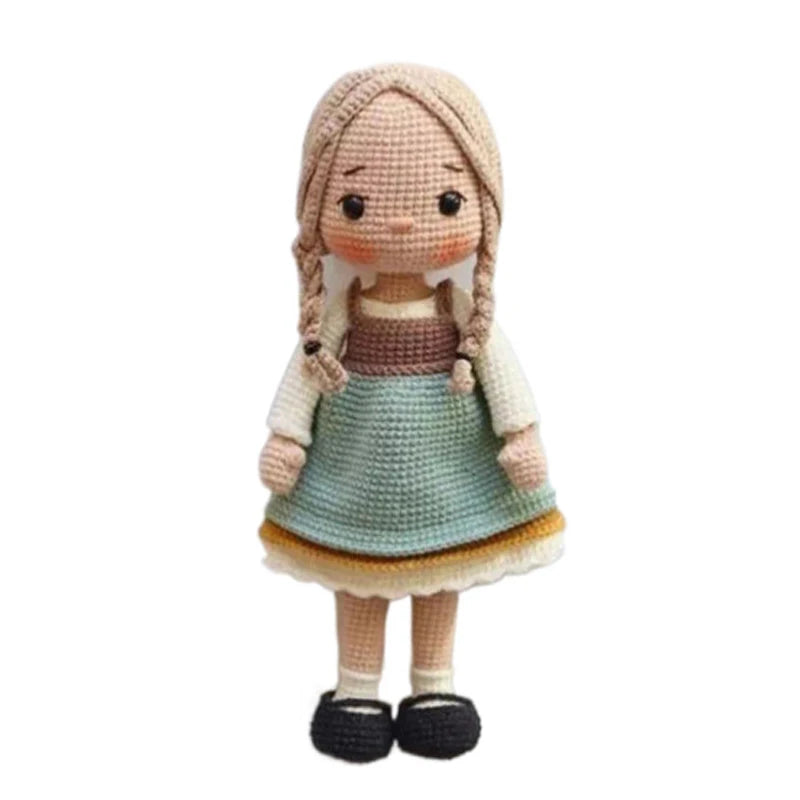 TPRPYN Gril Crochet Kit DIY Doll Crocheting kits amigurumi Knitting kits Craft Toy handmake kits With Yarn Accessories Pattern
