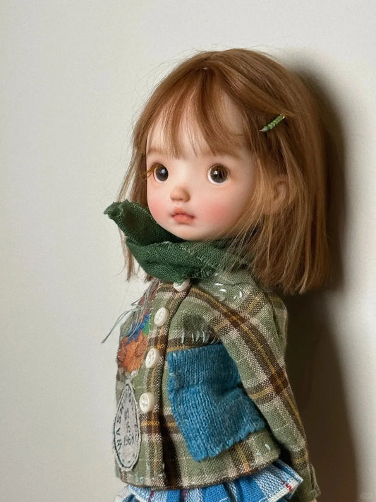 dolls in offers articulated dolls BJD doll 1/6 xiaokui  female doll special body blue bean resin toy