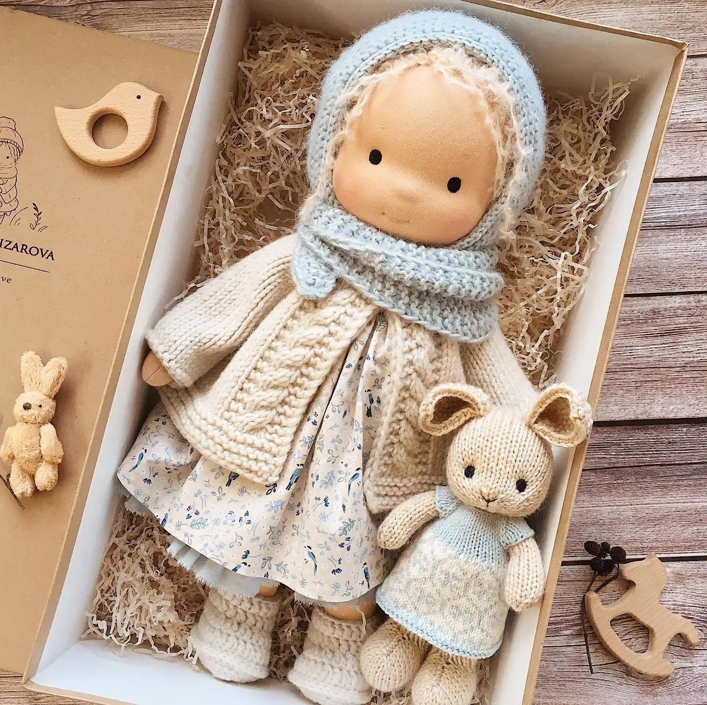 Best Children Birthday Gifts Multiple styles Clothes doll clothes Handmade Waldorf Doll Mini Cute Plush DollClothes Accessories