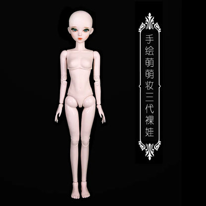 1/3 Scale 60cm BJD Doll Pink Sweet Daily Casua DIY Parts 36 Movable Joints Custom Hand-Painted Makeup Handmade Collectible Dolls