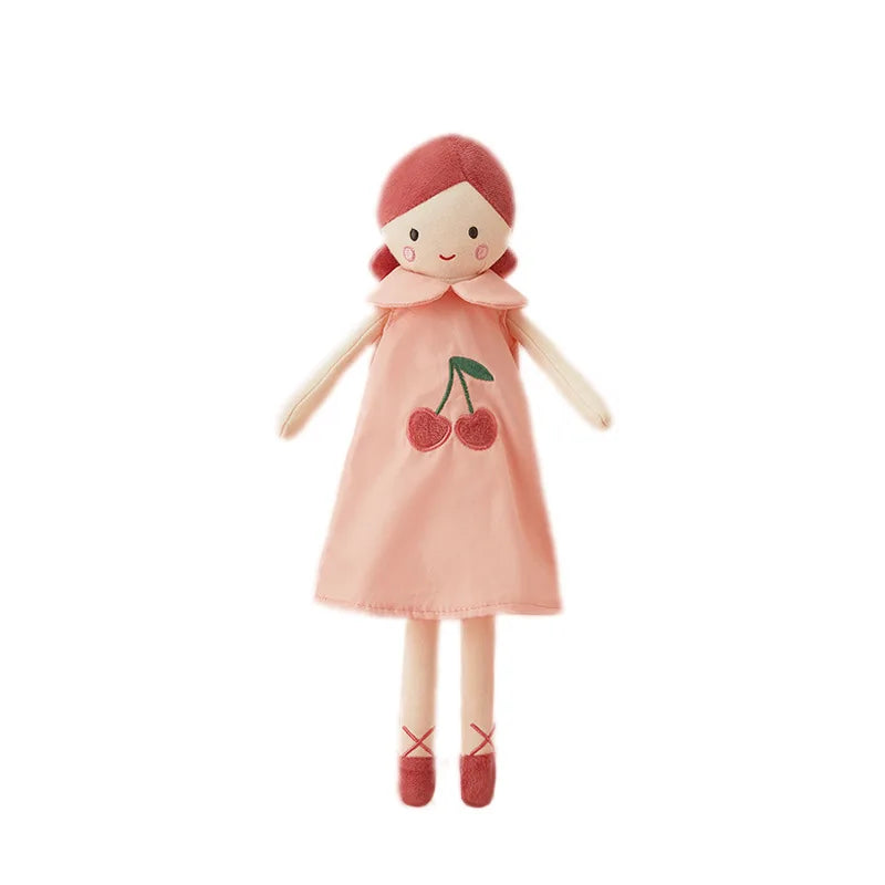 35cm Girl Princess Cloth Toys with Lovely Dress Birthday Gifts for Girls Soft Cuddly Toy Handmade Rag Doll