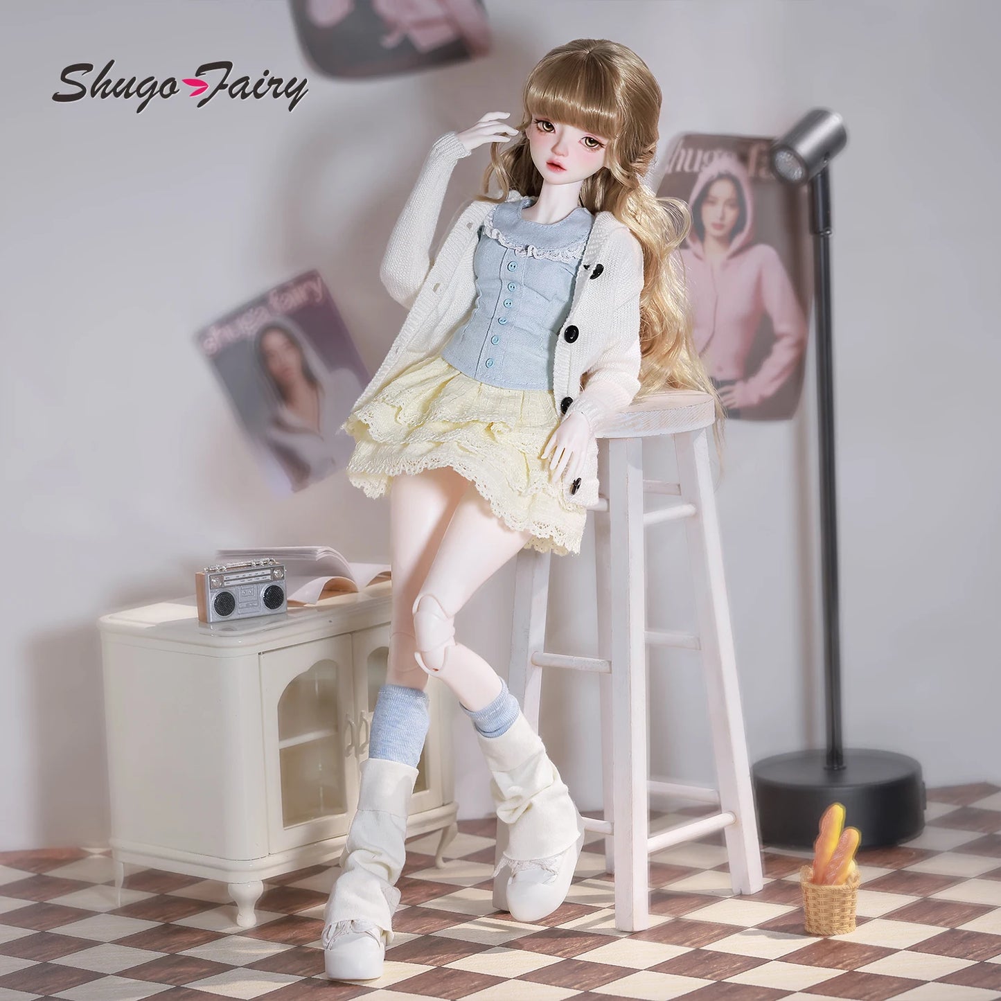 ShugaFairy Libra I BJD Doll 1/4 Fullset Ball Jointed Doll High Quality Girl-Next-Door Handmade Craft Collectible Toy for