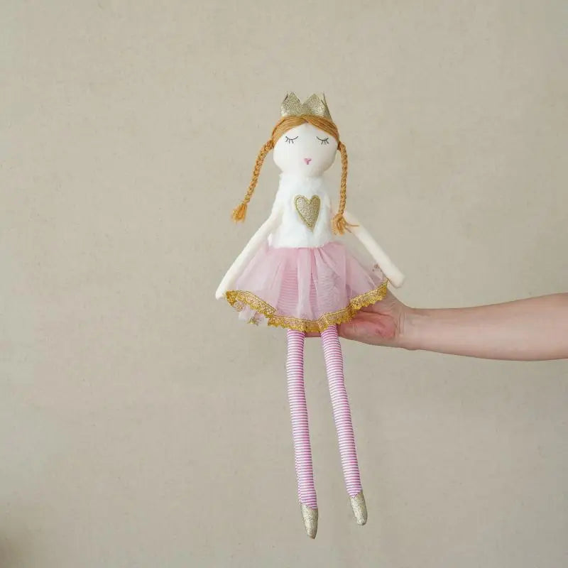 Angel Plush Toy Handmade Ballerina Doll with soft Tutu Girl Stuffed Doll  Elegant Plush Doll for Little Girls
